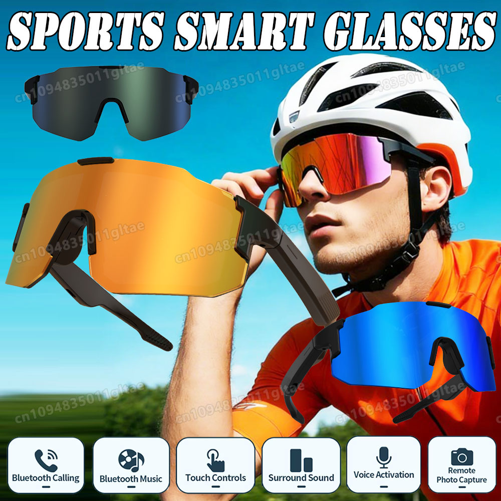 Esports Gamer - Óculos Inteligentes para Ciclismo com Câmera,