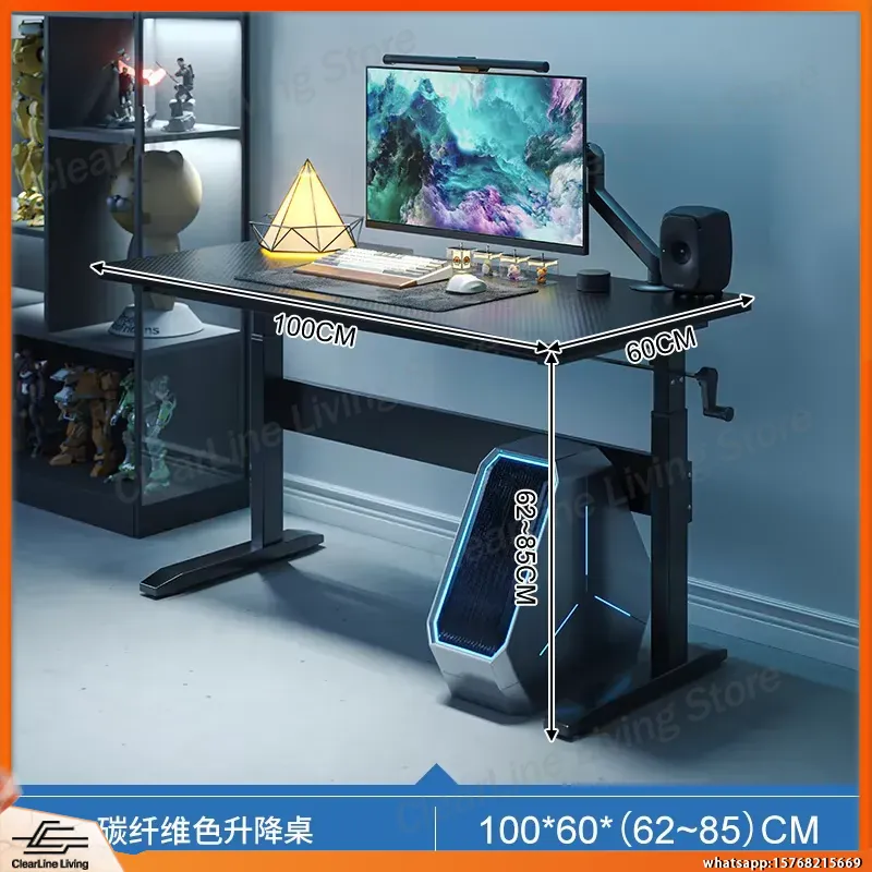 Mesa de Jogos em Forma de L Er - Esports Gaming Monitor avaliação e preço