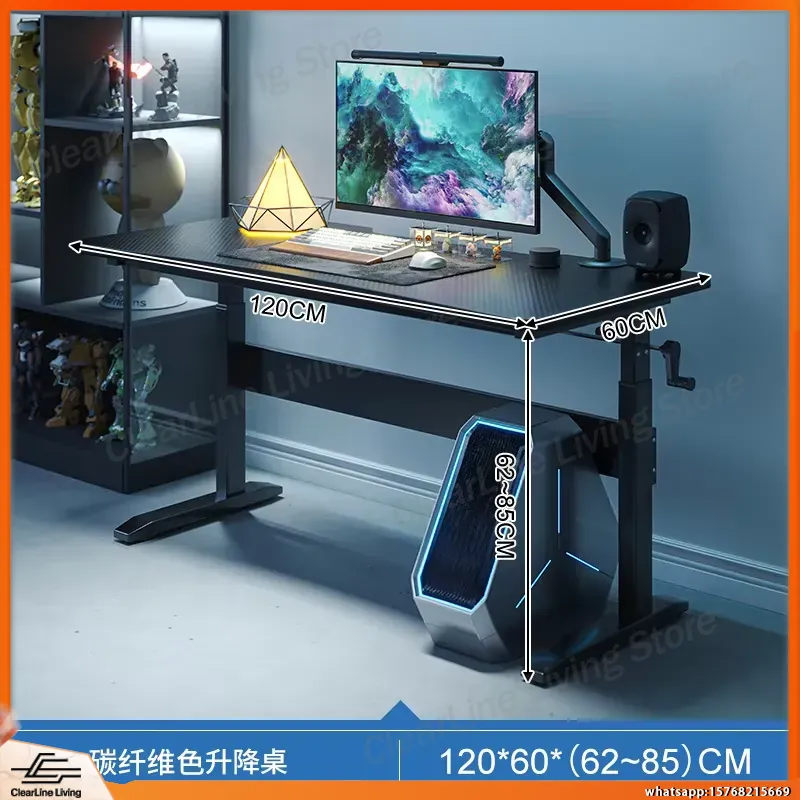 Mesa de Jogos em Forma de L Er - Esports Gaming Monitor avaliação e preço