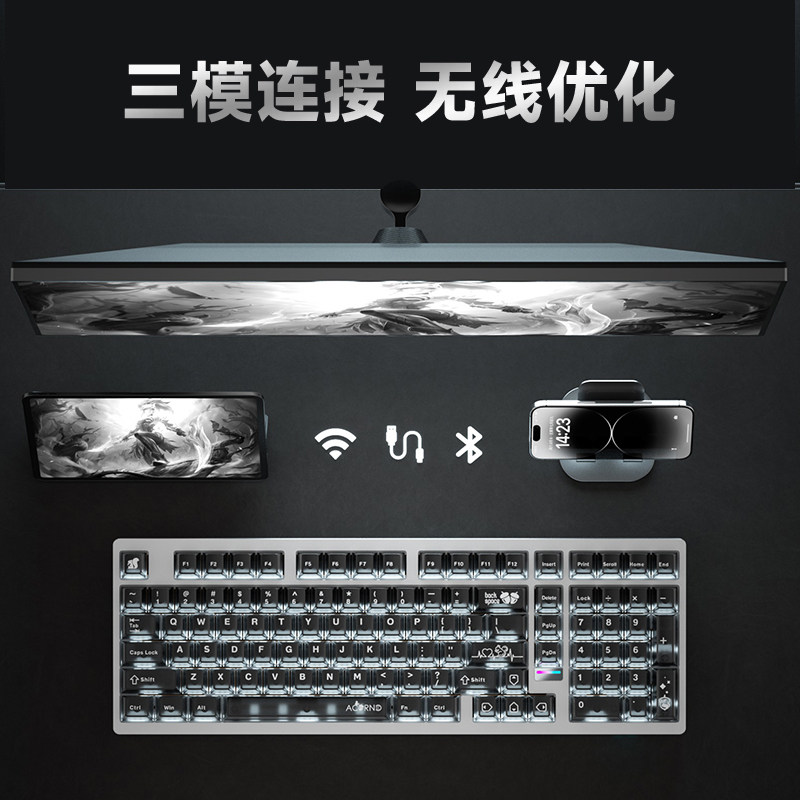 Teclado Mecânico Sem Fio Weika - Esports Gamer avaliação e preço