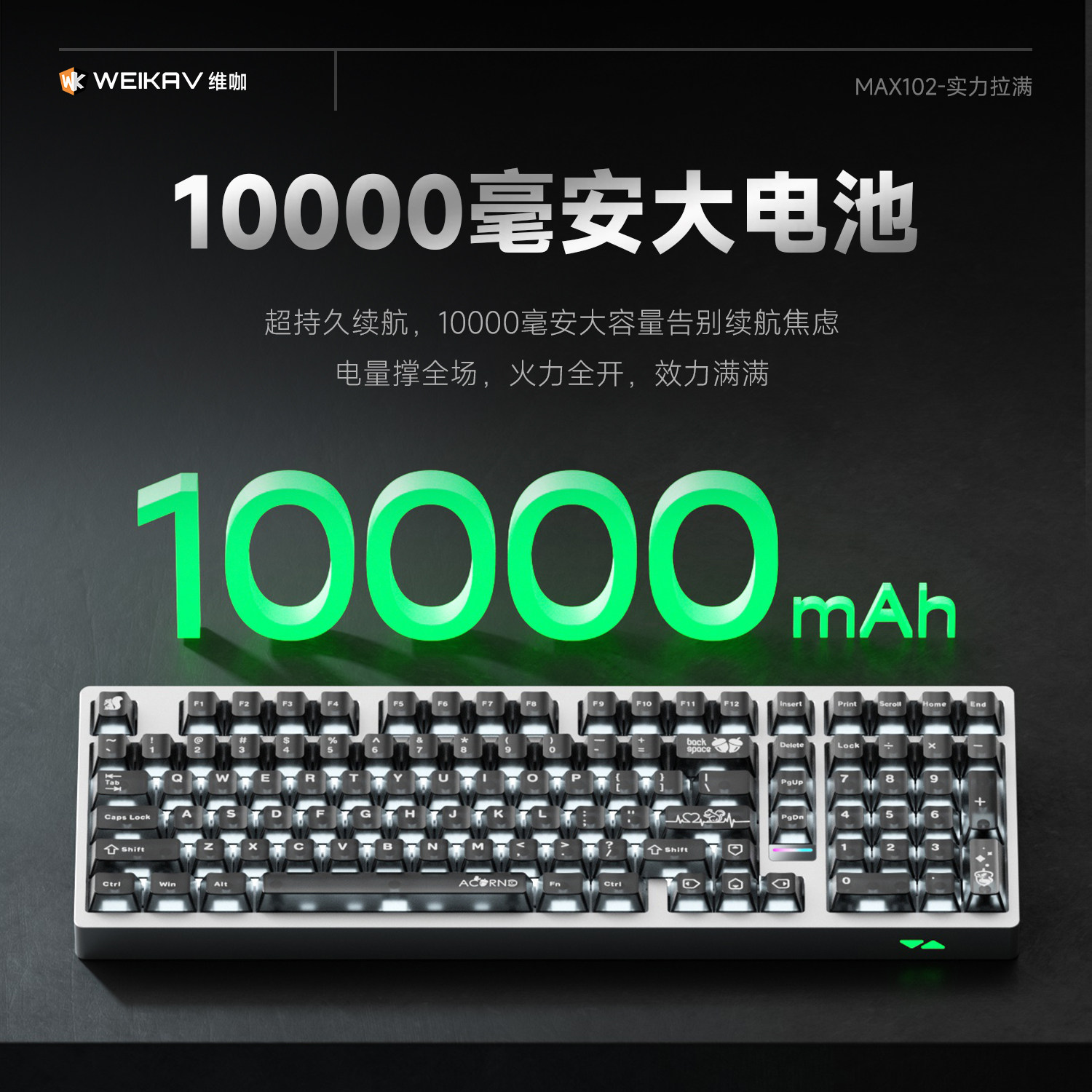 Teclado Mecânico Sem Fio Weika - Esports Gamer avaliação e preço