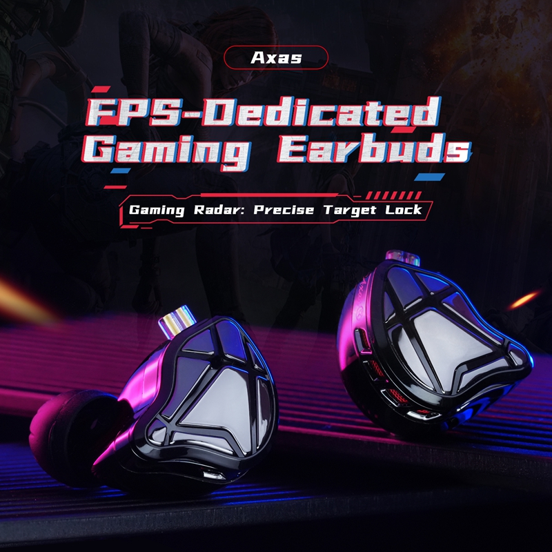    Fones de Ouvido KZ Axas FP - Esports Gaming Monitor avaliação e preço